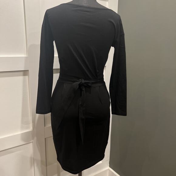 Pretty Garden Black Dress Sz Small, Business, Classic, POCKETS - Picture 6 of 8